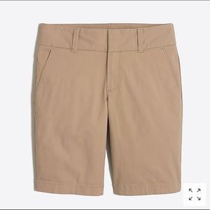 NWT J. Crew Frankie Bermuda Chino Shorts sz 2